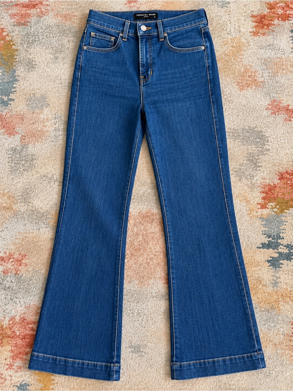 Veronica Beard Women's Blue Flare Jeans sz 27
